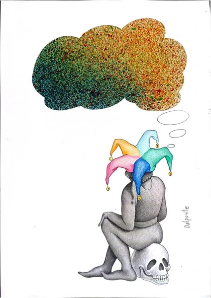 Paolo Dalponte 29X21CM Orijinal Karikatür Tablo modelleri