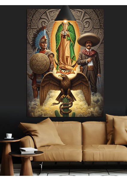 Meryem Ana Dini Sanat Dekoratif Kanvas - Mdf Ahşap Tablo