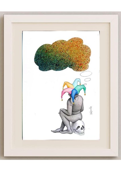 Paolo Dalponte 29X21CM Orijinal Karikatür Tablo fırsatları