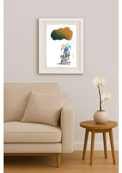 Paolo Dalponte 29X21CM Orijinal Karikatür Tablo indirimleri