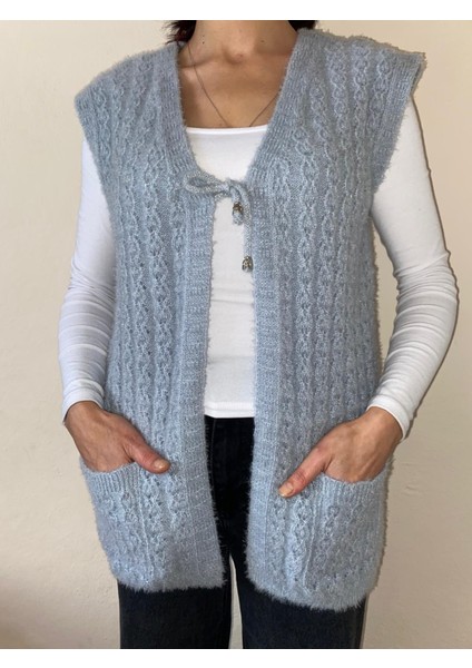 Çift Cepli Bağcıklı Yumoş Yelek fiyatları