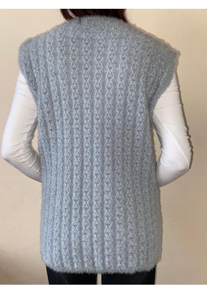 Çift Cepli Bağcıklı Yumoş Yelek modelleri