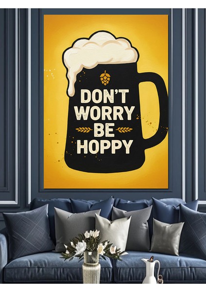 Bira Içme Komik Afiş Dekoratif Kanvas - Mdf Ahşap Tablo fiyatları
