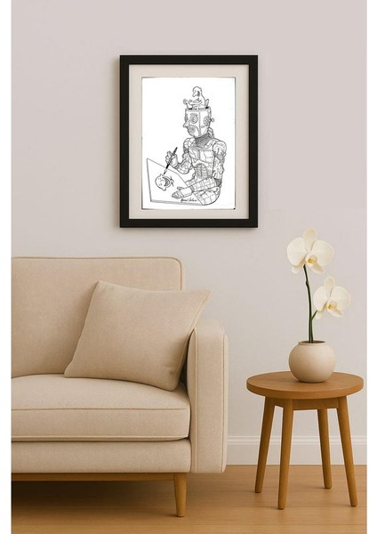 Afonso Carlos Fernandes 29X21CM Orijinal Karikatür Tablo fiyatları