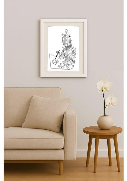 Afonso Carlos Fernandes 29X21CM Orijinal Karikatür Tablo indirimleri