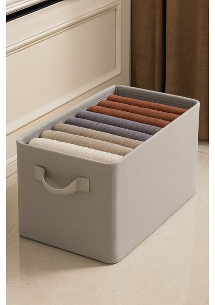 Dolap Içi Düzenleyici, Raf Düzenleyici, Katlanabilir Çelik Destekli Kıyafet Saklama Kutusu modelleri