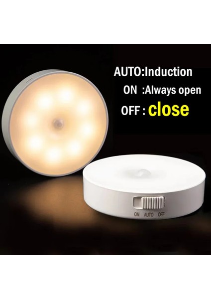 Hareket Sensörlü Usb Şarjlı Led Işık Lamba (4887) fırsatları