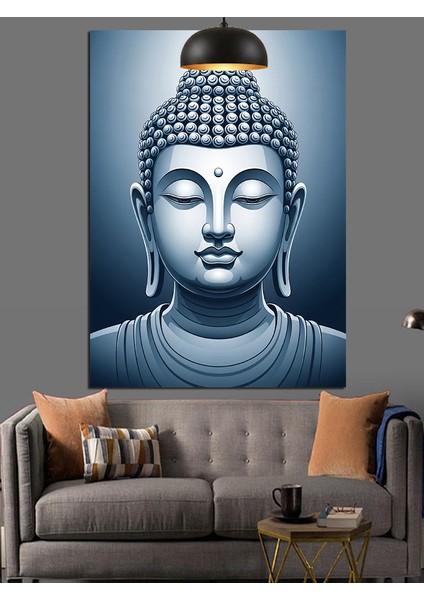 Budha Heykeli Portresi Dekoratif Kanvas - Mdf Ahşap Tablo modelleri