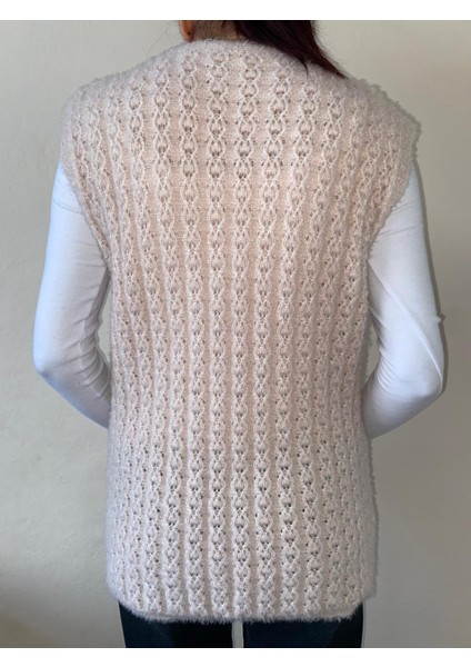 Çift Cepli Bağcıklı Yumoş Yelek modelleri