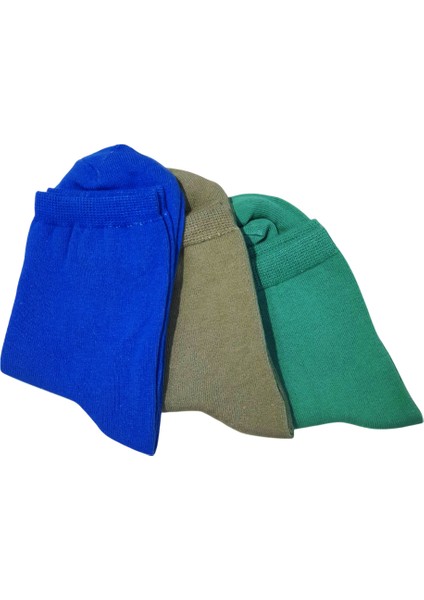 Kadın Düz Soket Çorap 3 lü 2 Paket