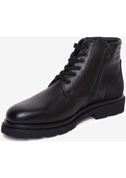 Erkek Siyah Hakiki Deri Günlük Bot 4K1UB75148
