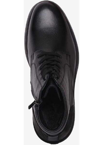 Erkek Siyah Hakiki Deri Günlük Bot 4K1UB75148