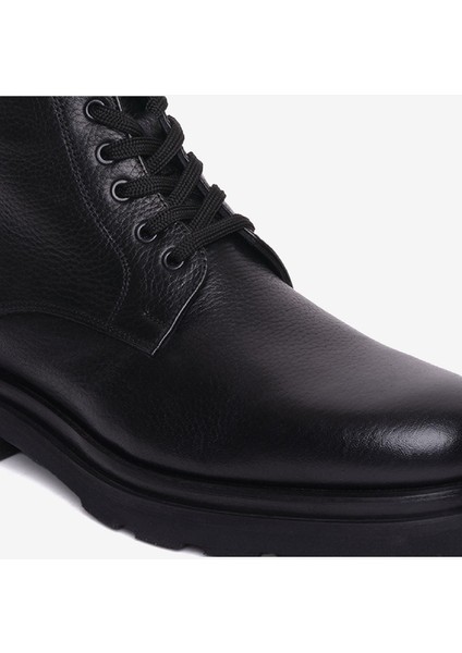 Erkek Siyah Hakiki Deri Günlük Bot 4K1UB75148