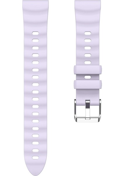 Huawei Watch Gt4 41MM/GT5 41MM/GT5 Pro 42MM Uyumlu Dalga Desenli Silikon Kordon Universal 18MM Kayış modelleri