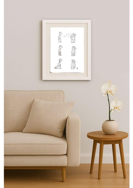 Daniel Rosell Montalban 29X21CM Orijinal Karikatür Tablo indirimleri