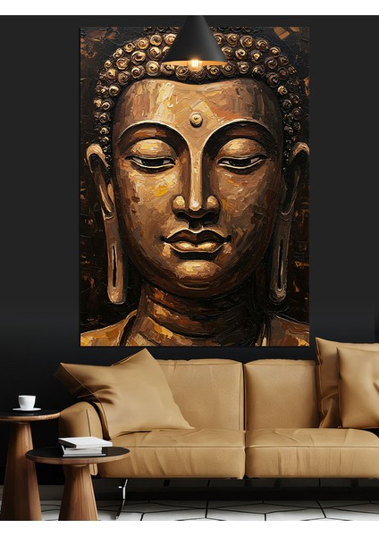 Buda Figürü Meditasyon Huzur Dekoratif Kanvas - Mdf Ahşap Tablo modelleri