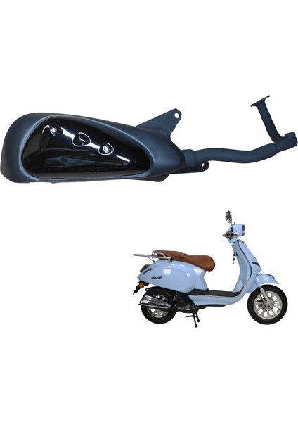 Revolt Rs4 - Egzoz Komple Siyah Renk Enjeksiyonlu Model