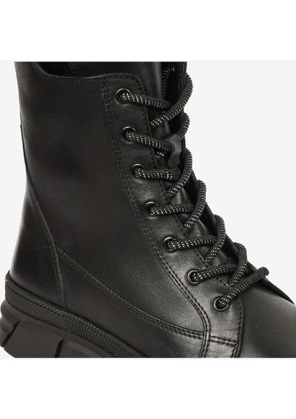 Kadın Siyah Hakiki Deri Günlük Bot 4K2UB32672