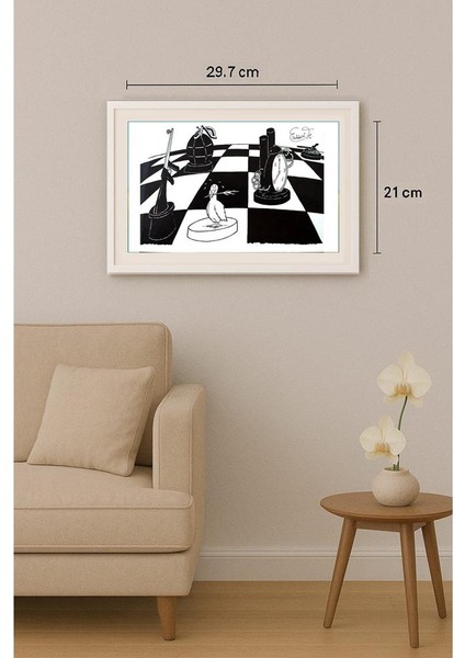 Eduardo Caldari Junior 29X21CM Orijinal Karikatür Tablo indirimleri