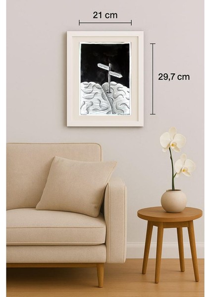 Mihaita Porumbita 29X21CM Orijinal Karikatür Tablo indirimleri