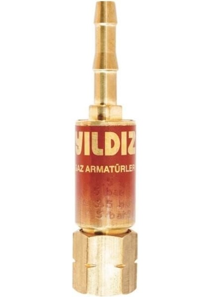 Yıldız 1118 Alev Emniyet Valfi Hamlaç Arkası Için Yanıcı Gaz