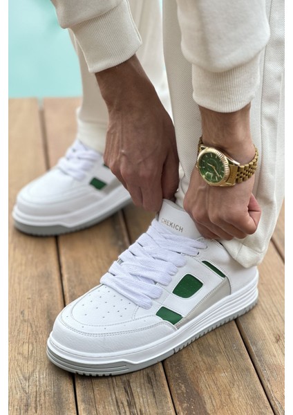 CH2410 - Cbt Avax Erkek Spor Ayakkabı Beyaz/yesıl