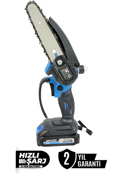 Profesyonel 5'li Set Şarjlı Makas Testere Çim Biçme ve Yaprak Üfleme Teleskopik Kollu fırsatları