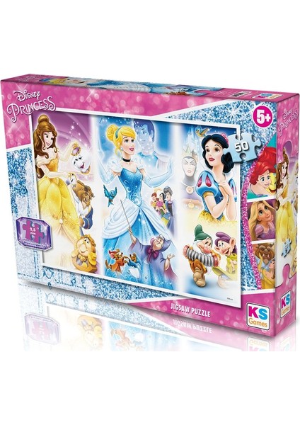 Ks Puzzle 50 Parça Disney Prensesler