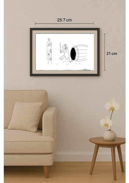 Stanko Zmazek 29X21CM Orijinal Karikatür Tablo fiyatları