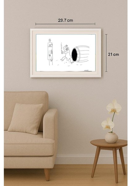 Stanko Zmazek 29X21CM Orijinal Karikatür Tablo indirimleri