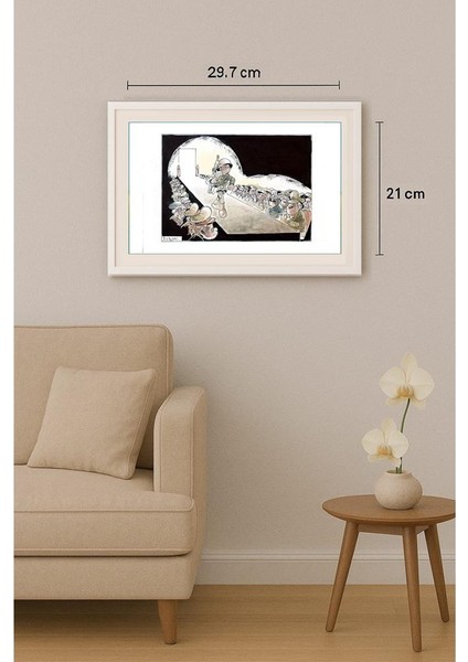 Milan Bukovac 29X21CM Orijinal Karikatür Tablo indirimleri