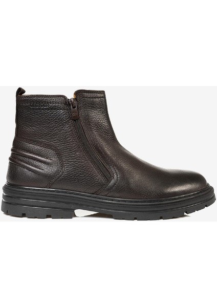 Erkek kahverengi Hakiki Deri Casual Bot 3K1KB75169 indirimleri