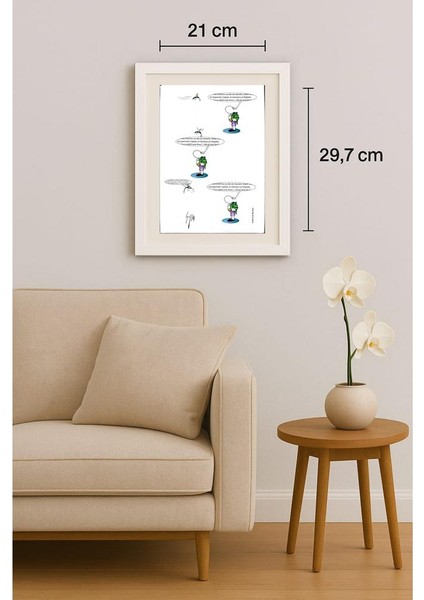 Sajini Ugo Alessandro 29X21CM Orijinal Karikatür Tablo indirimleri