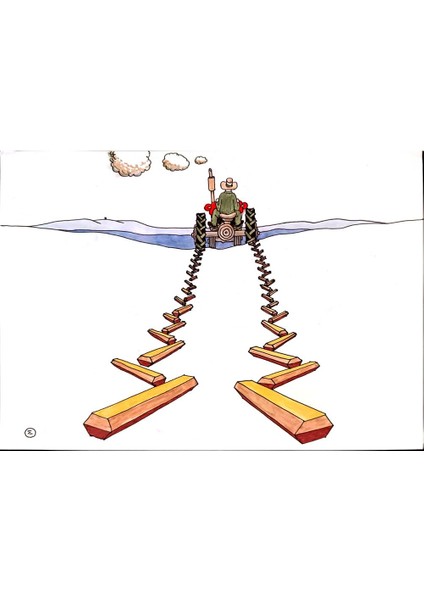 Spures Zivilisation 29X21CM Orijinal Karikatür Tablo modelleri