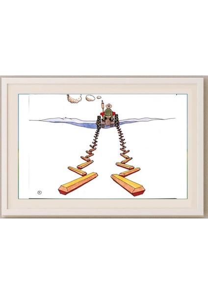 Spures Zivilisation 29X21CM Orijinal Karikatür Tablo fırsatları