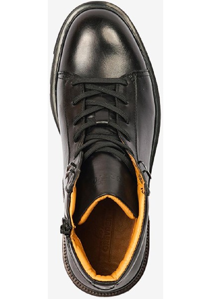 Erkek Siyah Hakiki Deri Günlük Bot 4K1UB64615