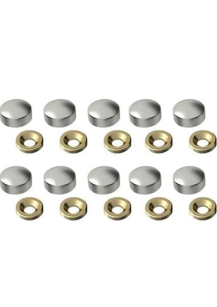 Krom Vida Tapası 13 mm 10 Adet