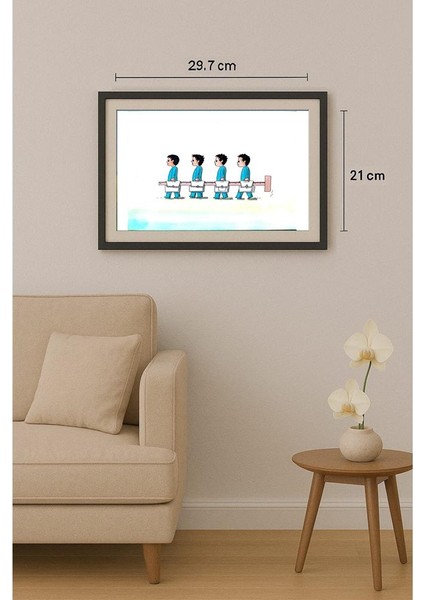 Lubomir Kotrha 29X21CM Orijinal Karikatür Tablo fiyatları