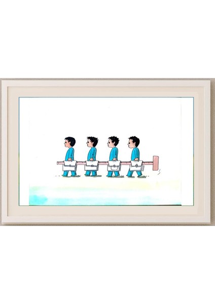 Lubomir Kotrha 29X21CM Orijinal Karikatür Tablo fırsatları