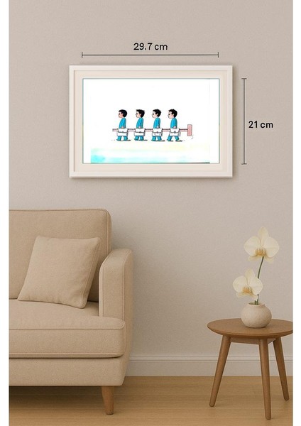 Lubomir Kotrha 29X21CM Orijinal Karikatür Tablo indirimleri