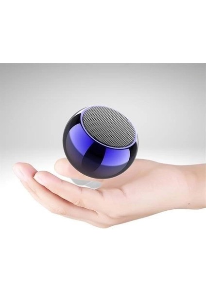 Portatif Taşınabilir Bass Ses Topu Bombası Mini Kablosuz Wireless Bluetooth Hoparlör Speaker