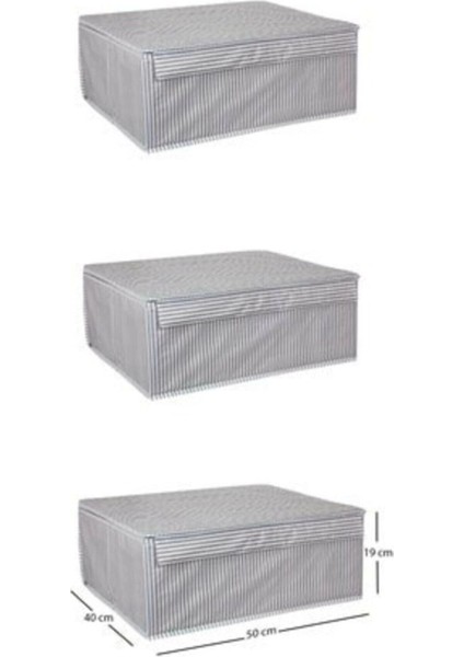 Baza Altı Boy Çok Amaçlı Düzenleyici Kutu Organizer Cırt Cırtlı Hurç 19CM x 40CM x 50CM (10 Adet) modelleri