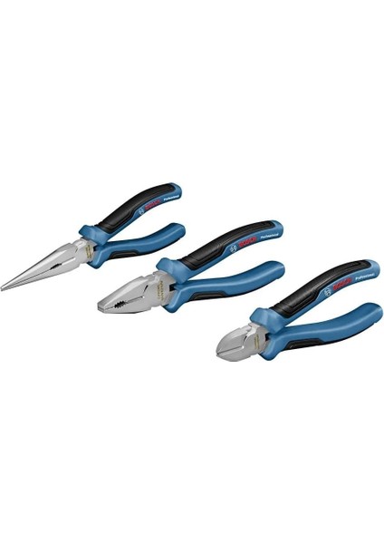 Bosch 3 Parça Alet Seti Pense Yan Keski Kargaburun