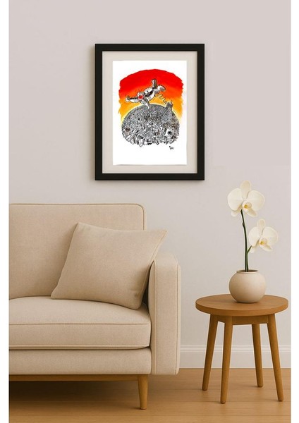 Emilio Isca 35X25CM Orijinal Karikatür Tablo fiyatları