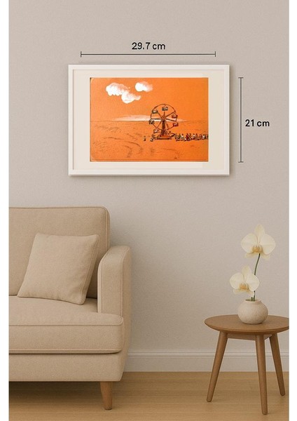 Borigen 29X21CM Orijinal Karikatür Tablo indirimleri