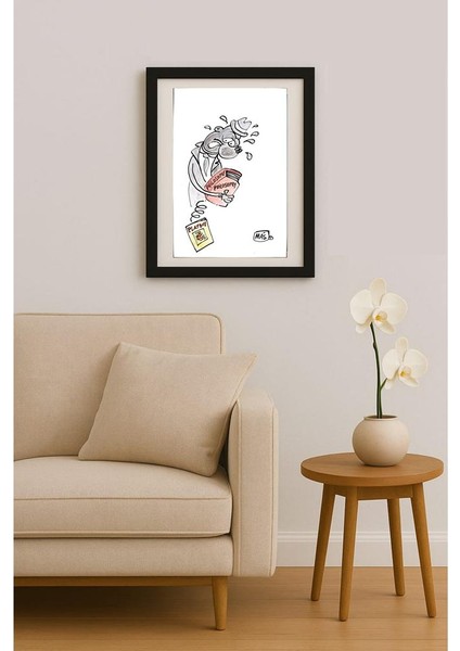 Sergio Mas 24X18CM Orijinal Karikatür Tablo fiyatları