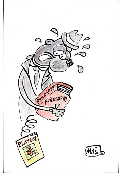 Sergio Mas 24X18CM Orijinal Karikatür Tablo modelleri