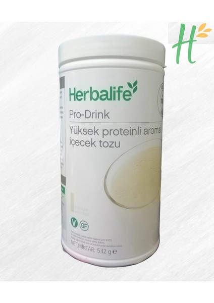 Pro Drink – Ekstra Protein Takviyesi Için Bitki Bazlı, Hafif Aromalı Vanilya Aromalı Toz Karışım Vegan