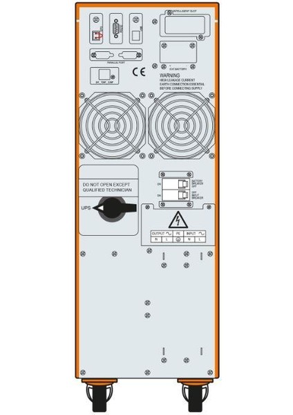 Makelsan Powerpack Se 6kva 1f/1f (16X7AH) Pf;0,9 5/10DK Onlıne Ups fiyatları