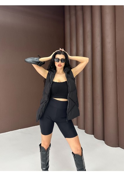 Kadin Şi̇şme Yelek modelleri